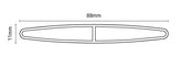 88mm x 11mm louvre blade 5800MM LONG